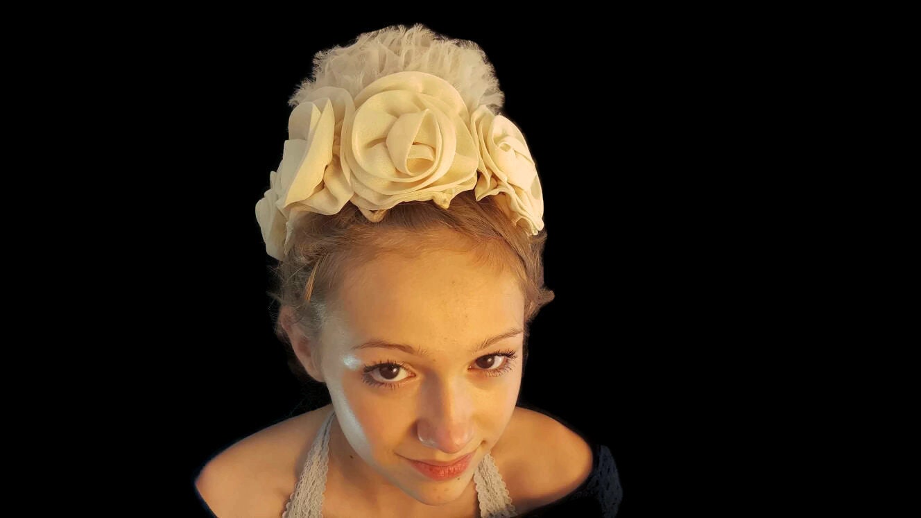 Vintage Hats Fascinator Hat Lamp Shade Tea Party Hat Pink