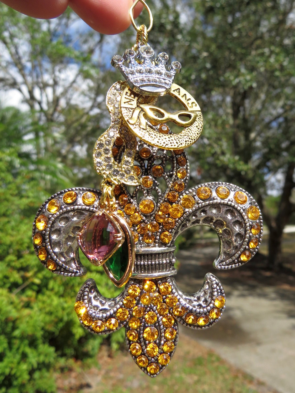 carnival mardi gras christmas ornament