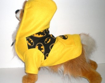 Dog clothes, Dog Batman Hoodie, Pet hoodie, Batman hoodie, Dog hoodie, Dog clothes