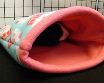 Custom Fleece Cuddle sleep Sack for hedgehog guinea pig ferret rat rabbit small animals cavy reptile bearded dragon cage bedding custom
