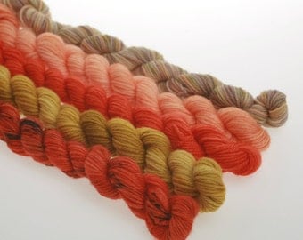 Wool Yarn NEW - Mini Skeins Collection - 'Turmeric' 828