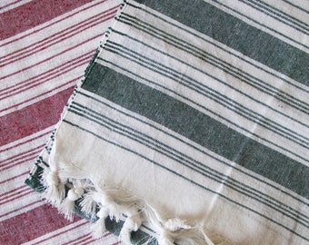 Turkish Towel Peshtemal - 100% Cotton Hamam Towel Turkish Towel Beach, Gym Towel or Throw