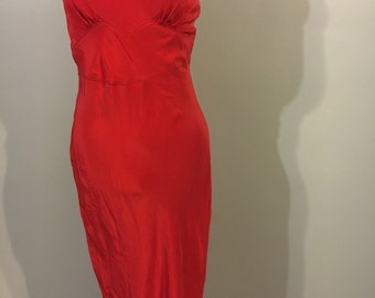 Stunning 1930s style silk slip dress