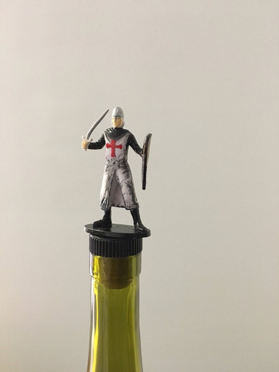 Knight Wine Stopper Medieval Knight Bottle Topper Knights