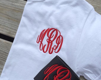 monogram t shirt dress