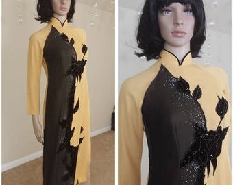 Vintage handmade tunic top Asian tunic Oriental dress