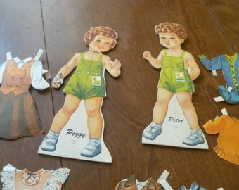 Vintage 1950s Paper Dolls