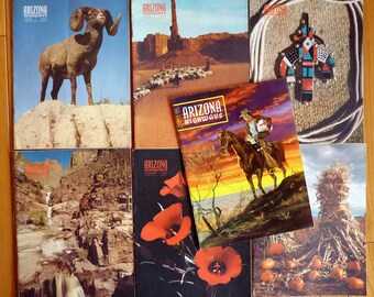 Arizona Highways (1952) - Seven Issues - soft cover magazines, vintage, offered by MtnGlen