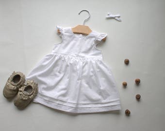 White baby dress | Etsy