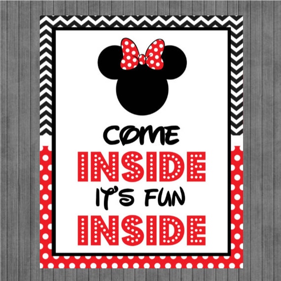 Come Inside Its Fun Inside Sign Free Printable
