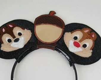 Disney Inspired Mouse Ears Chipmunk Style