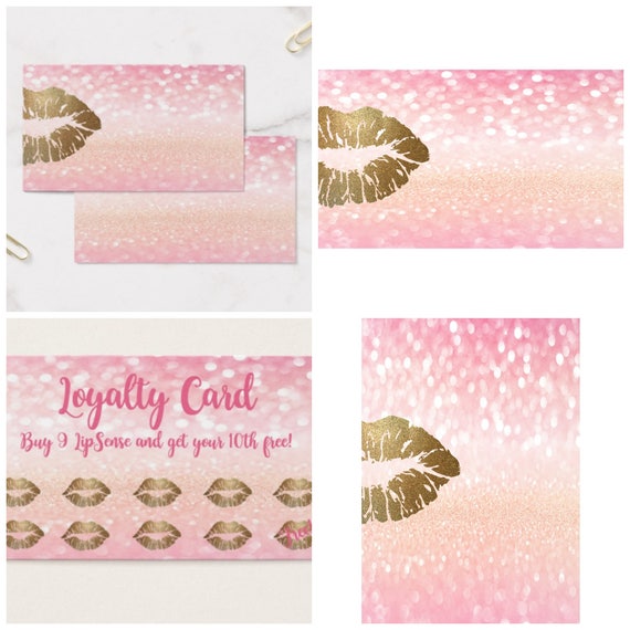 Lipsense Card Template diy blank templates lipsense senegence instant Lipsense Card Template diy blank templates lipsense senegence instant