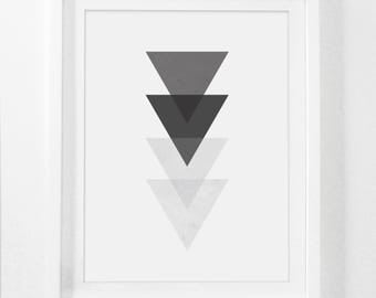 Black and White Wall Art, Printable Geometric, Geometric Wall Art, Black and White Modern, Modern Wall Art, Minimalist Wall Prints