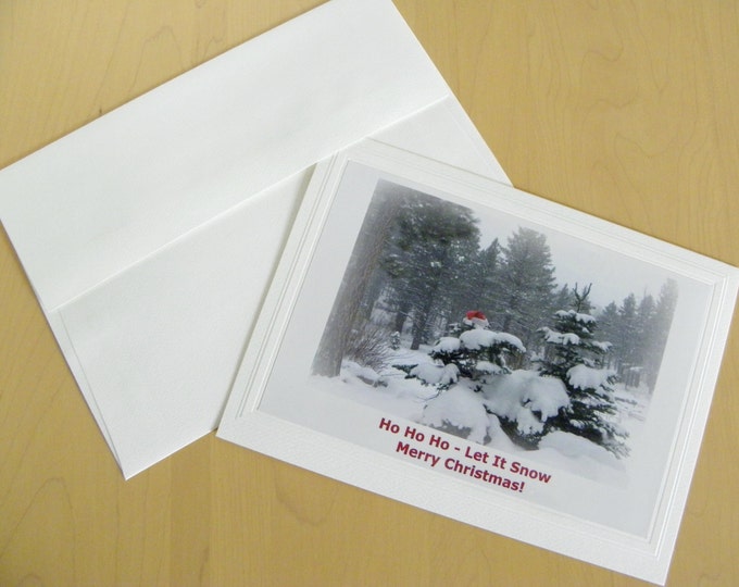 CHRISTMAS Greeting Card Set - 12, blank inside, Cards with Envelopes AND Free Shipping too!