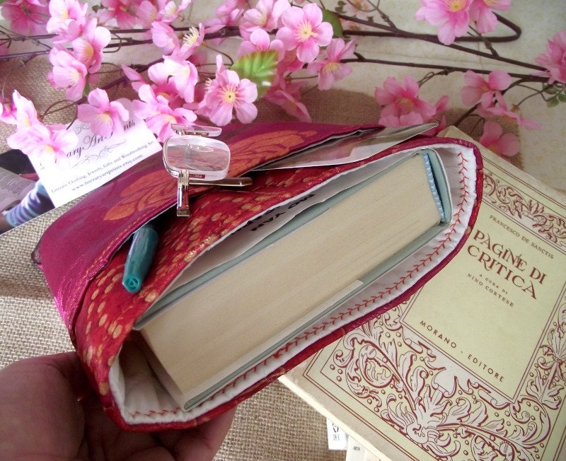 Book Sleeve Book Sleeves Book Cover Protector by LiteraryArtPrints