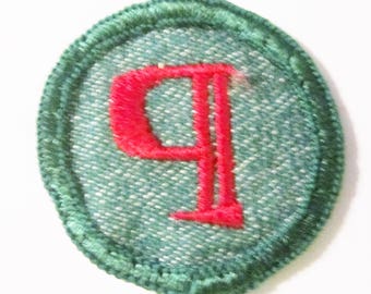 Vintage Intermediate Girl Scout Badge "Journalist" circa 1950's