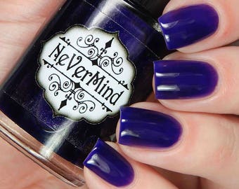 Purple Jelly Polish - Shear Purple Nail Polish - Spring Collection - Full Size Bottle / Purple Plasma