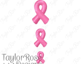 Awareness Ribbon Mini Fill Machine Embroidery Design 0.5x0.5 0.75x0.75 1x1 Tiny half inch three quarter 3/4 one inch Pink INSTANT DOWNLOAD