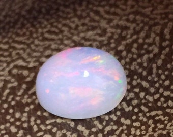 White Opal Stone, Natural Opal Stone, Oval Shape Ethiopian Opal, Loose High Quality Shiny Opal Stone, 2.2 Carat Opal, Loose Opal Stone