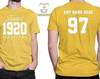 1920 Limited Edition 97th Birthday Party Shirt, 97 years old shirt, limited edition 97 year old, 97th birthday party tee shirt