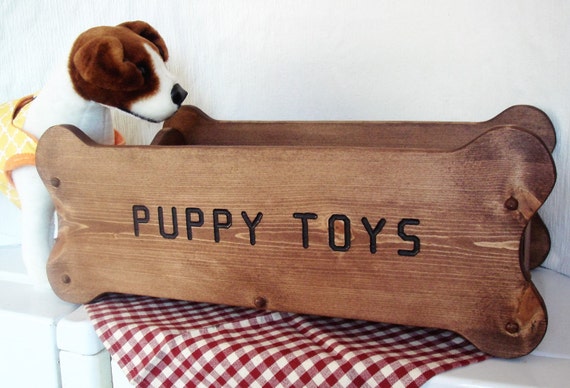 customized dog toy box