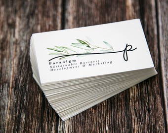 Business Cards | Pointed Corners | Custom Personalized Business Cards | Mommy Calling Cards | Social Media Cards