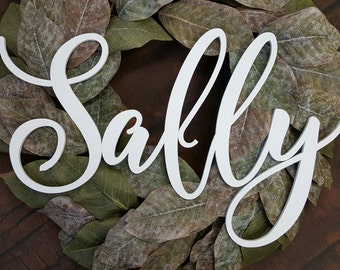 Wall Hanging - Painted Wooden Name - Painted Wooden Word - Word Wall Hanging - Wooden Word - Family Name Wall Hanging