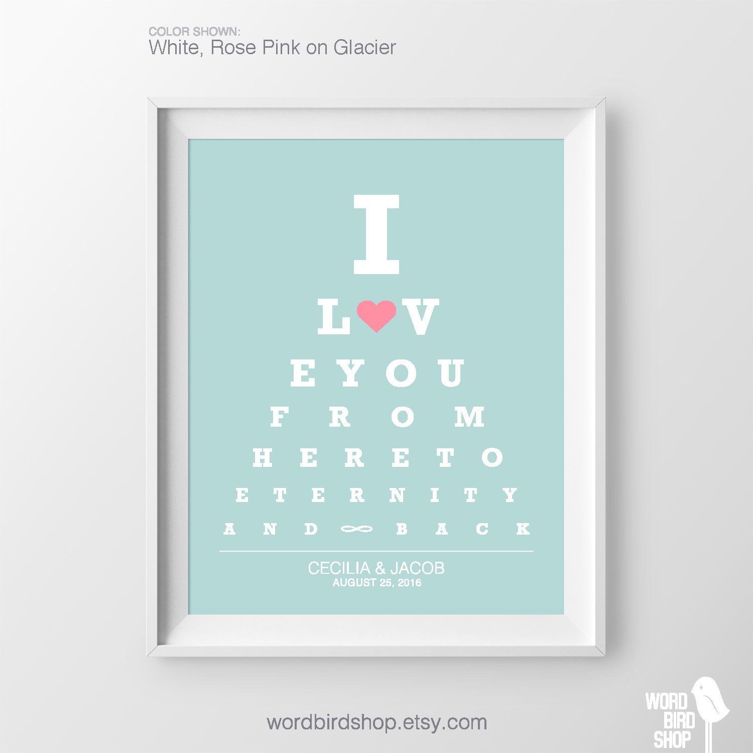 1st Year Anniversary Gift for Him Paper by WordBirdShop on Etsy