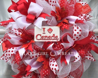 canada day wreath canada wreath canadian decor maple leaf canada day wreath canada wreath canadian decor maple leaf