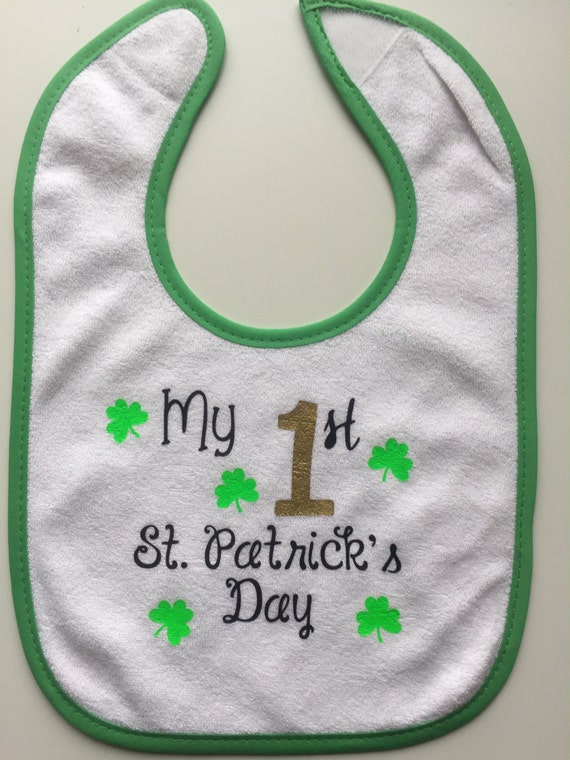 st patricks day bib