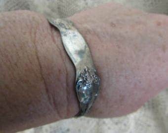Vintage to Antique WMA Rogers Silver Plated Cuff Bracelet