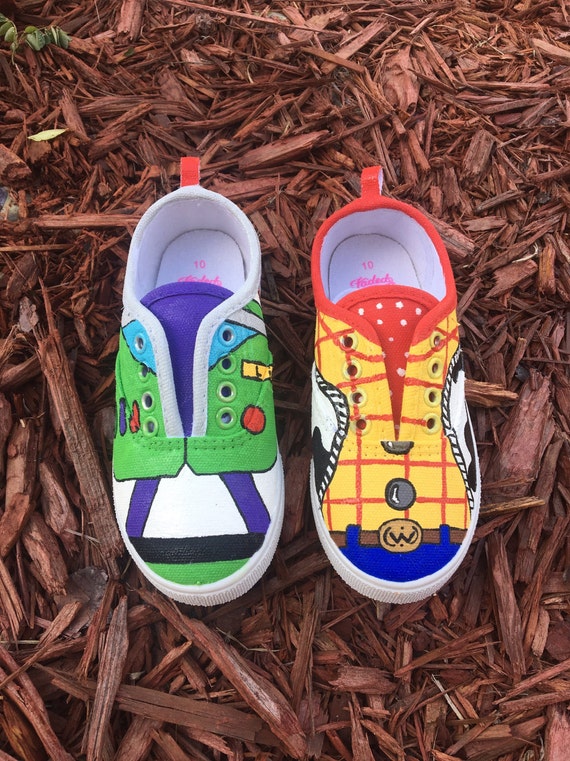 Toy story woody and buzz lightyear shoes