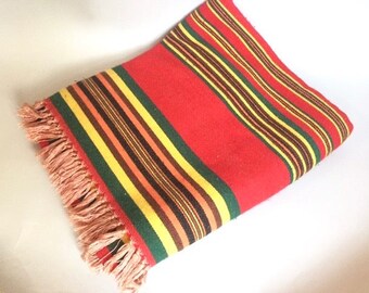 striped mexican dress