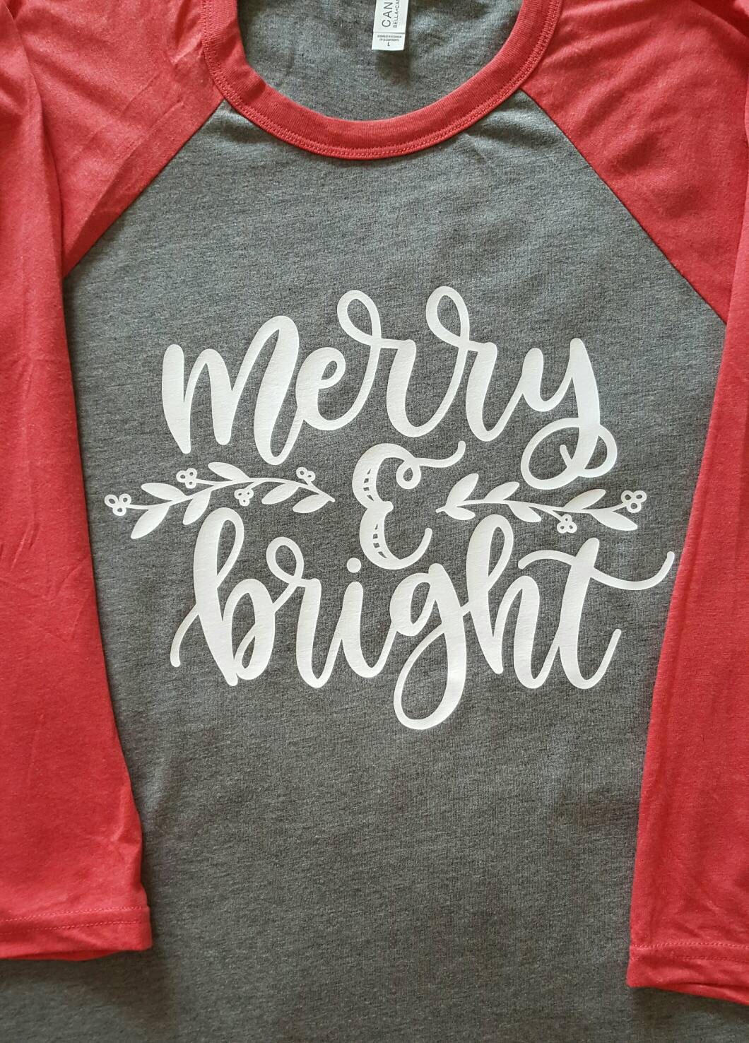 merry & bright shirts