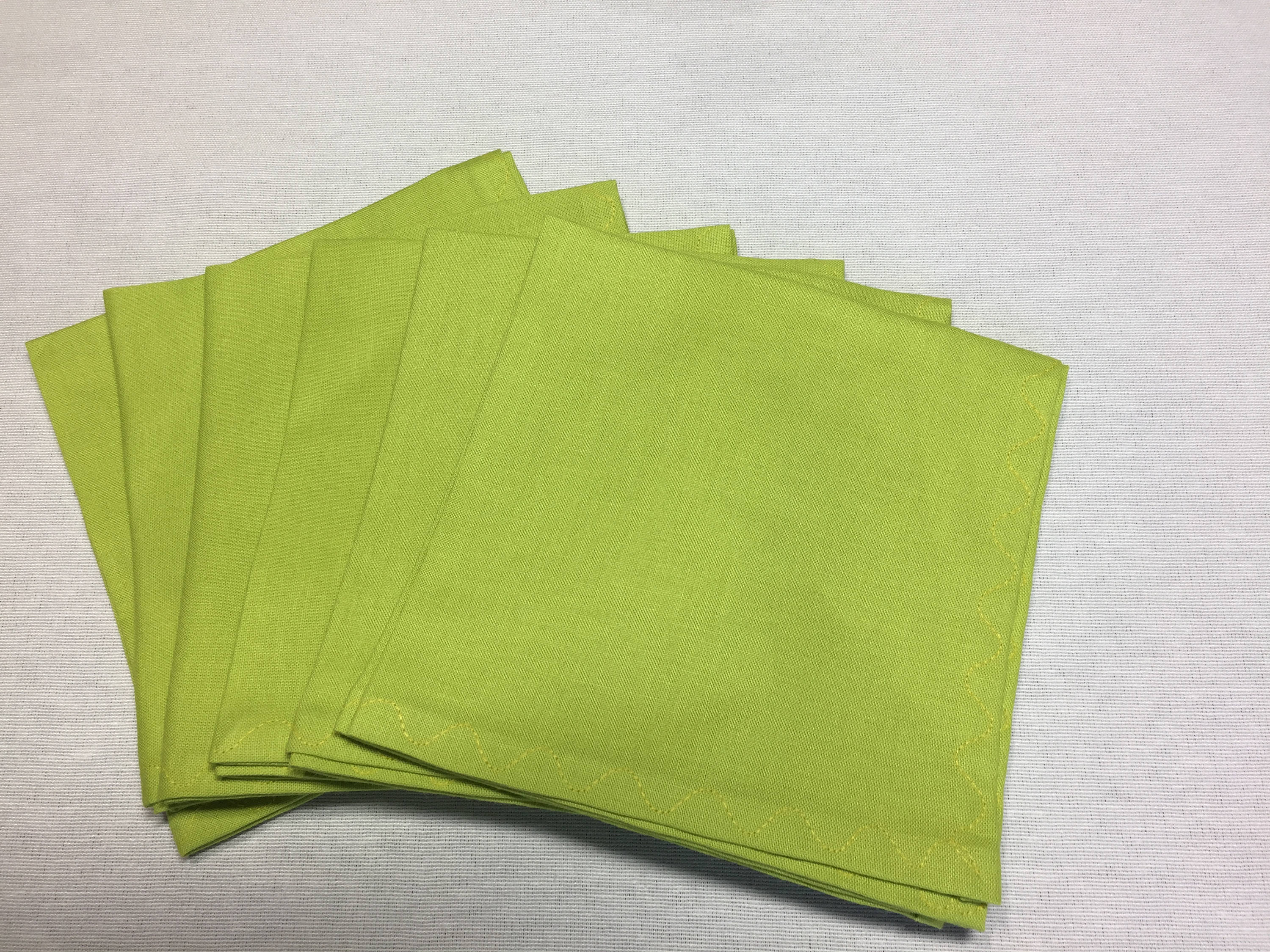 Uncategorized Fabric For Napkins lime green napkins cloth dinner table linens reusable cotton fabric napkins