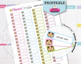 60%OFF Guinea Pig Stickers, Printable Kawaii Sticker,Label Reminder, Planner Cute Pet Shop Sticker, Erin Condren, K039