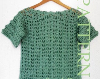 CROCHET PATTERN - Choro Top Crochet Pattern - PDF Crochet Pattern from ...