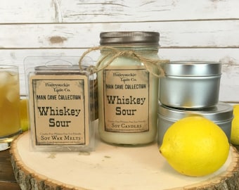 Whiskey Gifts, Whiskey Candle, Groomsmen gift, Gifts for Him, Candles for Men, Man Candle, Man Cave Gifts, Manly Gift,Gifts for Dad,