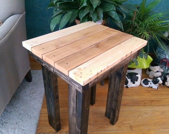 Reclaimed Rustic Side/Accent Table