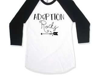 Kids Graphic Shirt. Kids Adoption Shirt. Kids Shirt. Adoption Shirt. Kids Toddler Raglan Style Baseball Sleeve Shirt. Max and Mae Kids