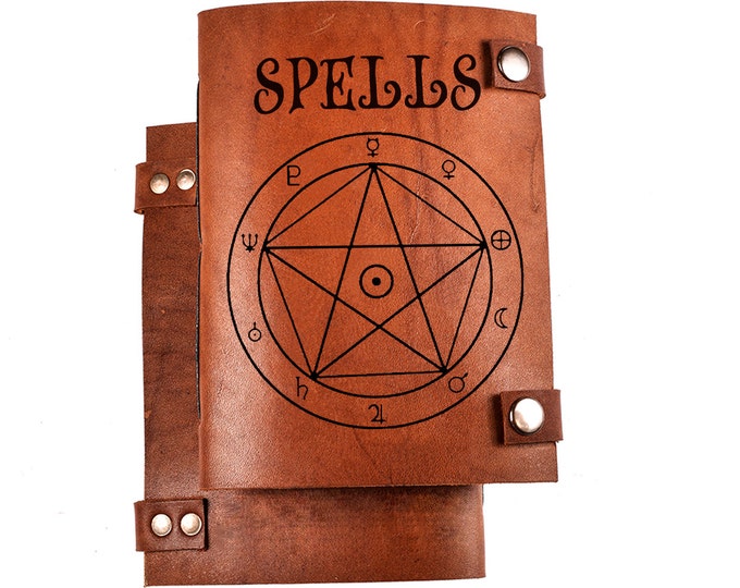 Spell book - Spell journal - Spells book - Spells journal - Spellbook - Witch journal - pentagram journal - book of spells