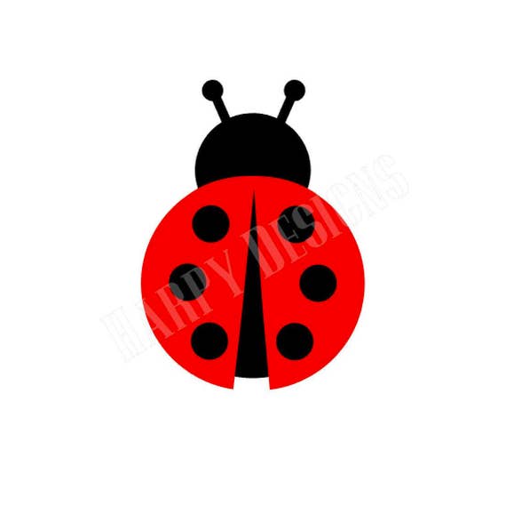 Ladybug SVG Ladybug Clipart Ladybug Monogram SVG Files