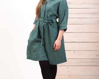 L/S - 3/4S LINEN TUNIC Italy Collection O/S