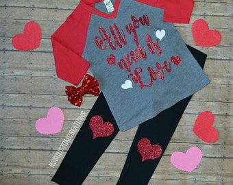 Baby Girl Valentines Day Outfit, Girl Valentine's Outfit, Baby Girl Valentine's Day, Mommy and Me Valentine's Day Outfit, Up to Adutl XL