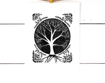 Lino print | Etsy