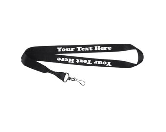 Personalized Lanyard | Custom Lanyard | Personalized Text Lanyard | Your Text Here Lanyard | Personalize Lanyard | Custom Key Chain |Lanyard