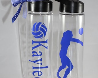 Personalized Volleyball Water Bottle