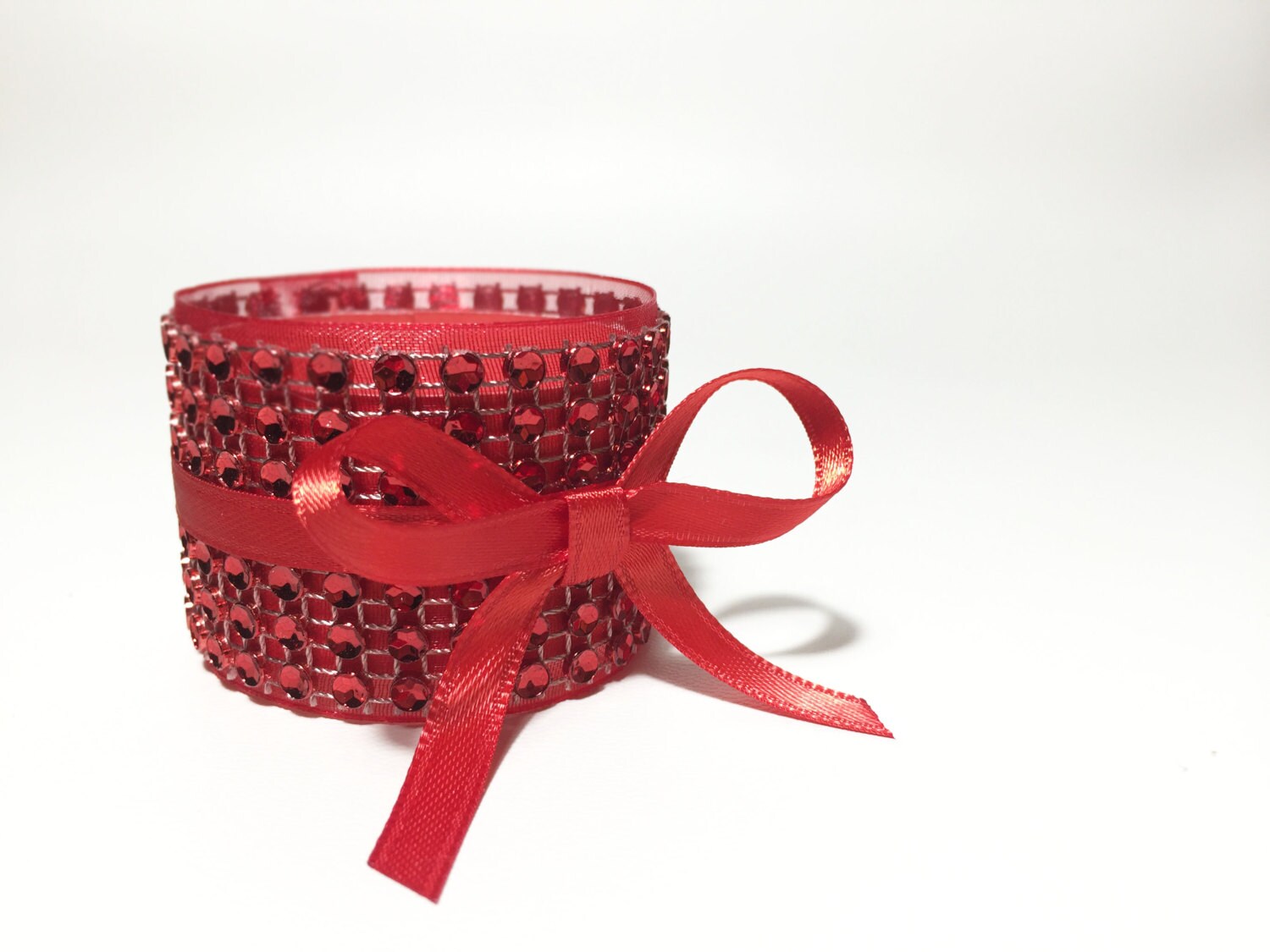 Red Napkin Rings Wedding Napkin Rings Valentines Day Decor