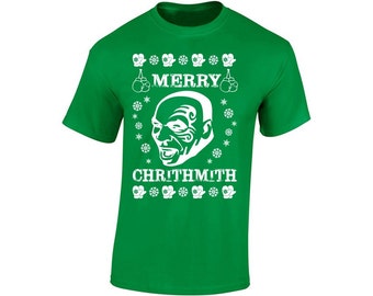 Merry ChrithMith Shirt Mike Tyson Christmas shirt punch out