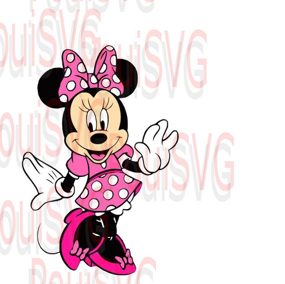 Minnie Mouse svg Sassy Happy Silhouette Cameo cutting file